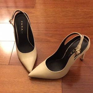 Zara classy nude pumps